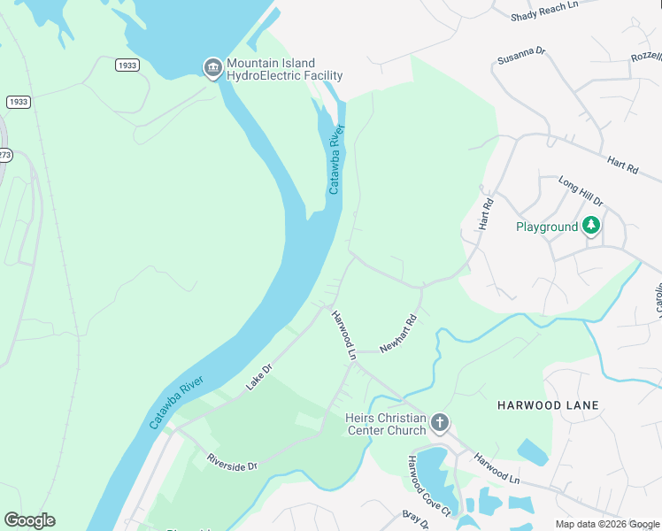 map of restaurants, bars, coffee shops, grocery stores, and more near 1408 Hart Road in Charlotte