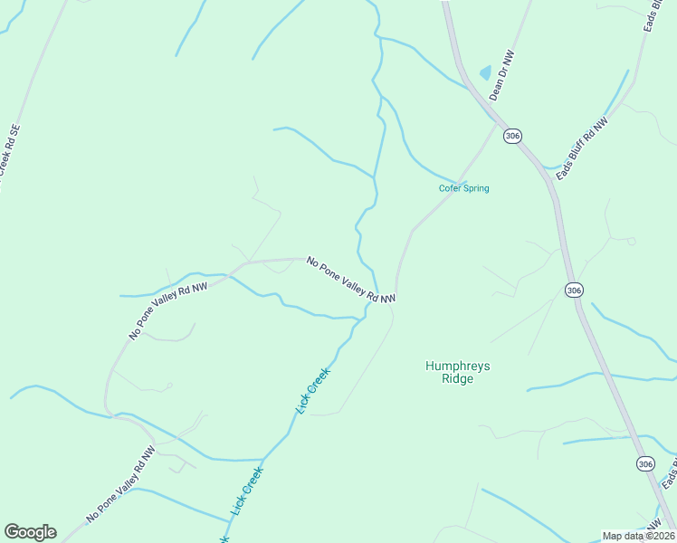 map of restaurants, bars, coffee shops, grocery stores, and more near 968 No Pone Valley Road Northwest in Georgetown