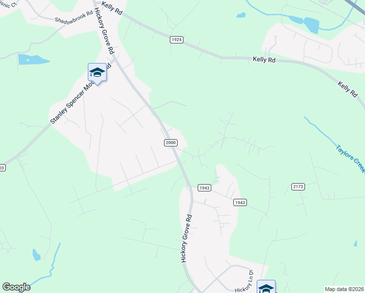 map of restaurants, bars, coffee shops, grocery stores, and more near 105 Smith Clemmer Road in Mount Holly