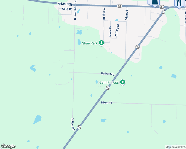 map of restaurants, bars, coffee shops, grocery stores, and more near 2207 Barbara Lane in Lavaca