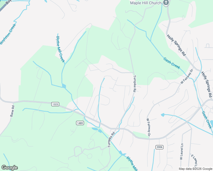 map of restaurants, bars, coffee shops, grocery stores, and more near 241 West Sunset Ridge Drive in Etowah