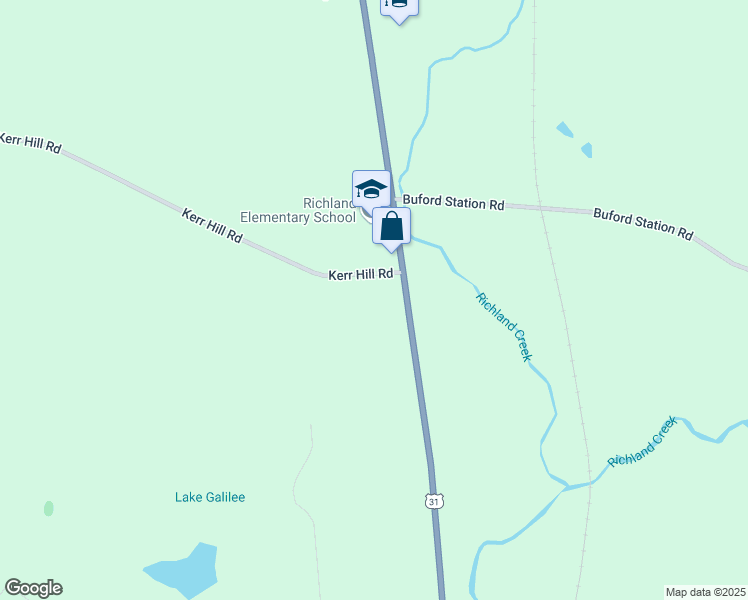 map of restaurants, bars, coffee shops, grocery stores, and more near 9999 Columbia Highway in Lynnville