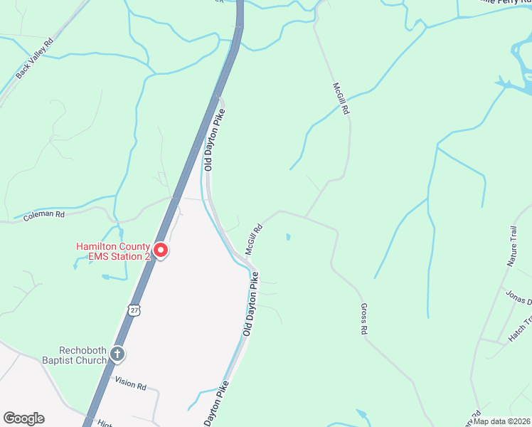 map of restaurants, bars, coffee shops, grocery stores, and more near 13008 McGill Road in Soddy-Daisy