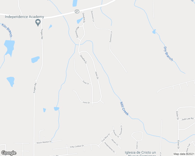 map of restaurants, bars, coffee shops, grocery stores, and more near 380 Juno Drive in Broadway