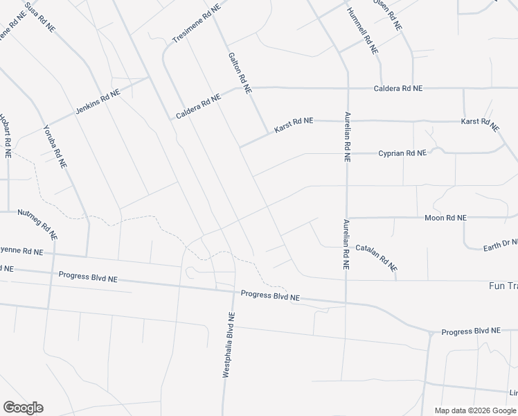 map of restaurants, bars, coffee shops, grocery stores, and more near Vilanella Road Northeast in Rio Rancho