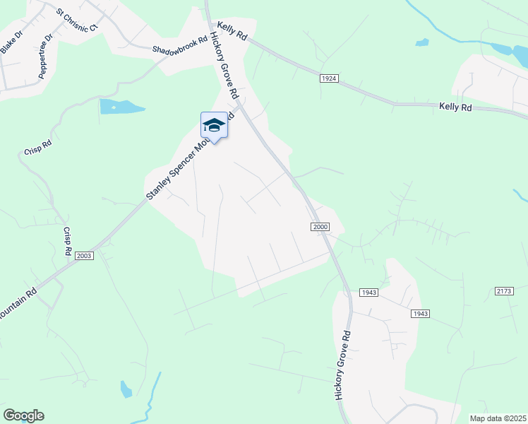 map of restaurants, bars, coffee shops, grocery stores, and more near 708 Lois Lane in Gastonia