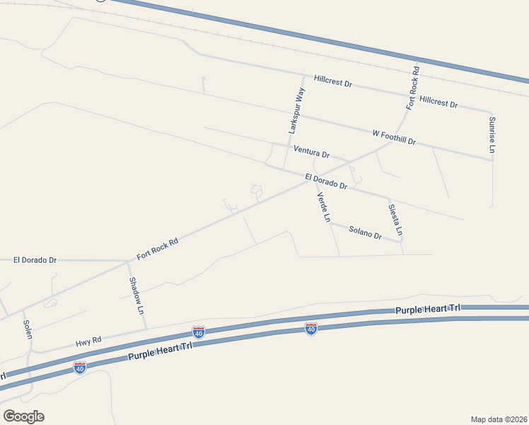 map of restaurants, bars, coffee shops, grocery stores, and more near 25775 Fort Rock Road in Seligman