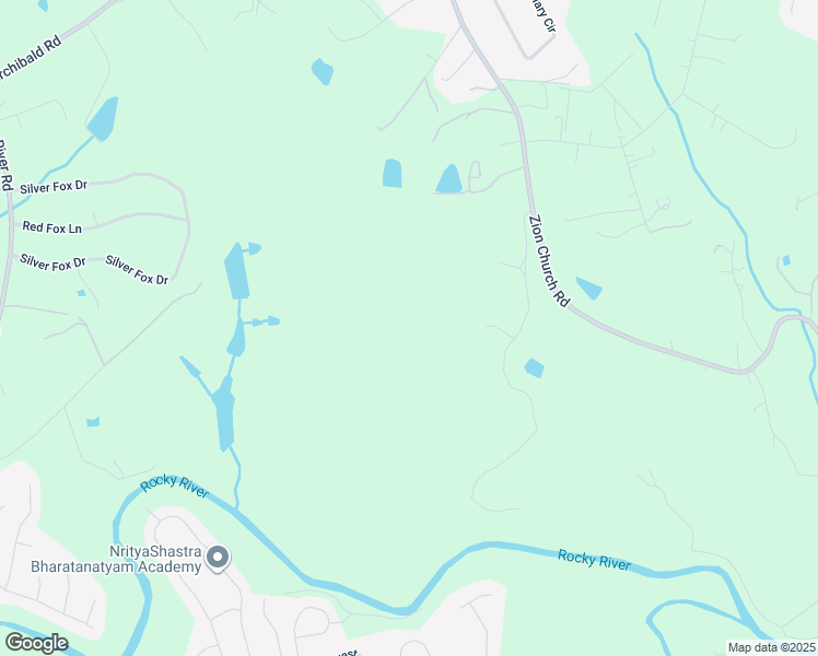 map of restaurants, bars, coffee shops, grocery stores, and more near 6200 Zion Church Road in Concord