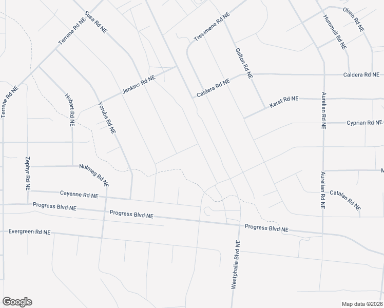 map of restaurants, bars, coffee shops, grocery stores, and more near 2168 Gazelle Road Northeast in Rio Rancho