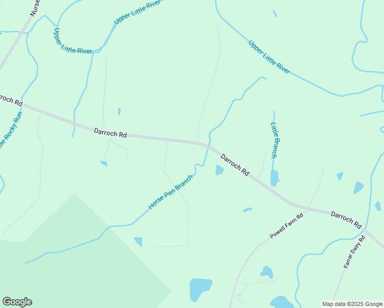 map of restaurants, bars, coffee shops, grocery stores, and more near 3909 Darroch Road in Lillington