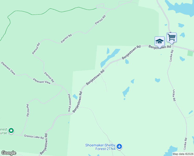 map of restaurants, bars, coffee shops, grocery stores, and more near 7371 Benjestown Road in Millington