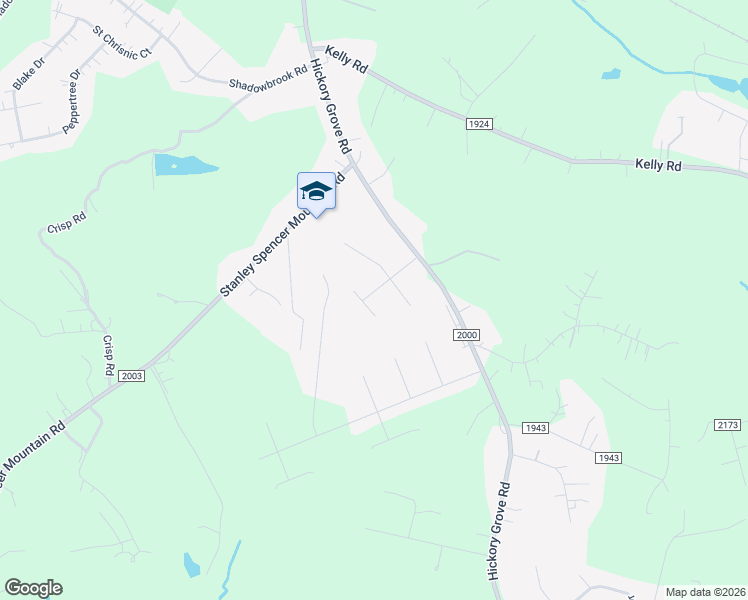 map of restaurants, bars, coffee shops, grocery stores, and more near 708 Lois Lane in Gastonia