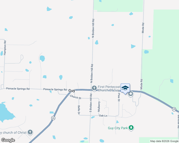 map of restaurants, bars, coffee shops, grocery stores, and more near 15 North Bolden Hill Road in Greenbrier