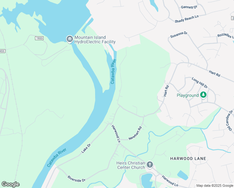 map of restaurants, bars, coffee shops, grocery stores, and more near 11625 Riverhaven Drive in Charlotte