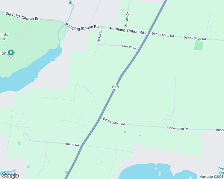 map of restaurants, bars, coffee shops, grocery stores, and more near 8639 Aedc Road in Estill Springs