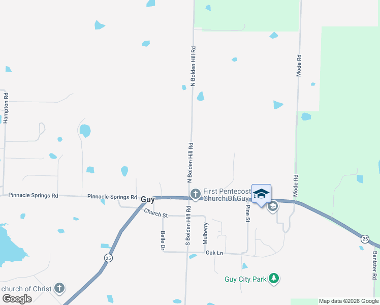 map of restaurants, bars, coffee shops, grocery stores, and more near 15 North Bolden Hill Road in Greenbrier