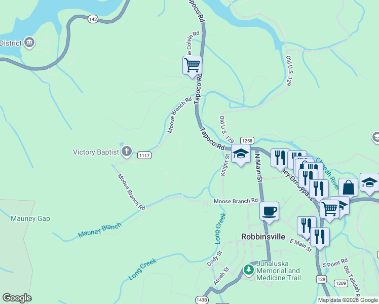 map of restaurants, bars, coffee shops, grocery stores, and more near 99 Spring Wood Lane in Robbinsville