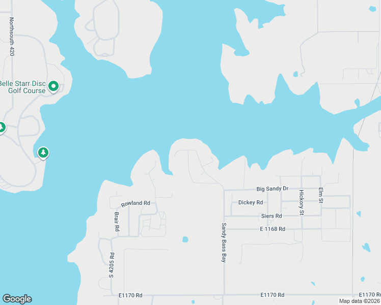 map of restaurants, bars, coffee shops, grocery stores, and more near 2425 Kenny Street in Eufaula