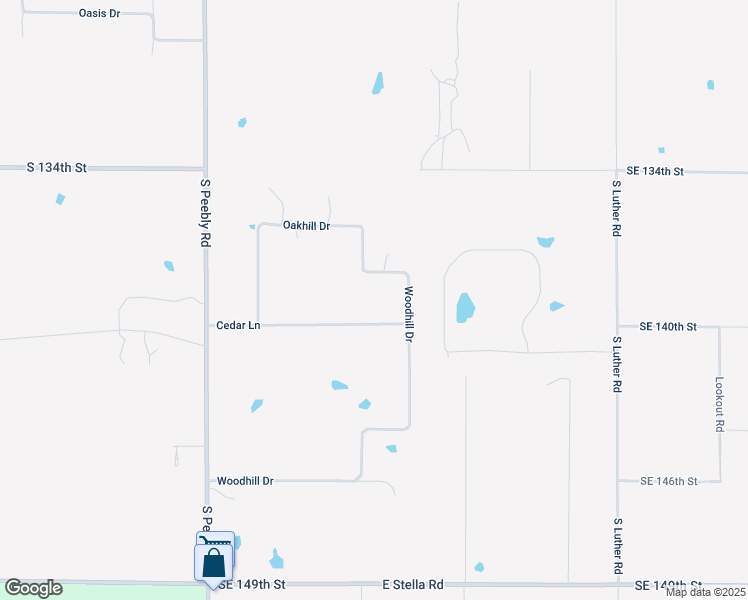 map of restaurants, bars, coffee shops, grocery stores, and more near 18400 Oakhill Drive in Oklahoma City