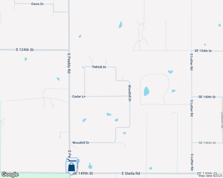 map of restaurants, bars, coffee shops, grocery stores, and more near 18400 Oakhill Drive in Oklahoma City