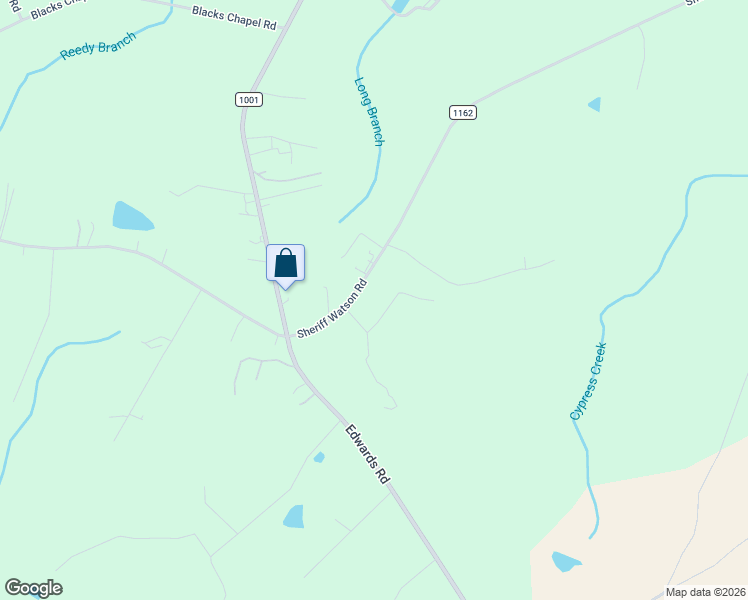 map of restaurants, bars, coffee shops, grocery stores, and more near 7321 Sheriff Watson Road in Sanford