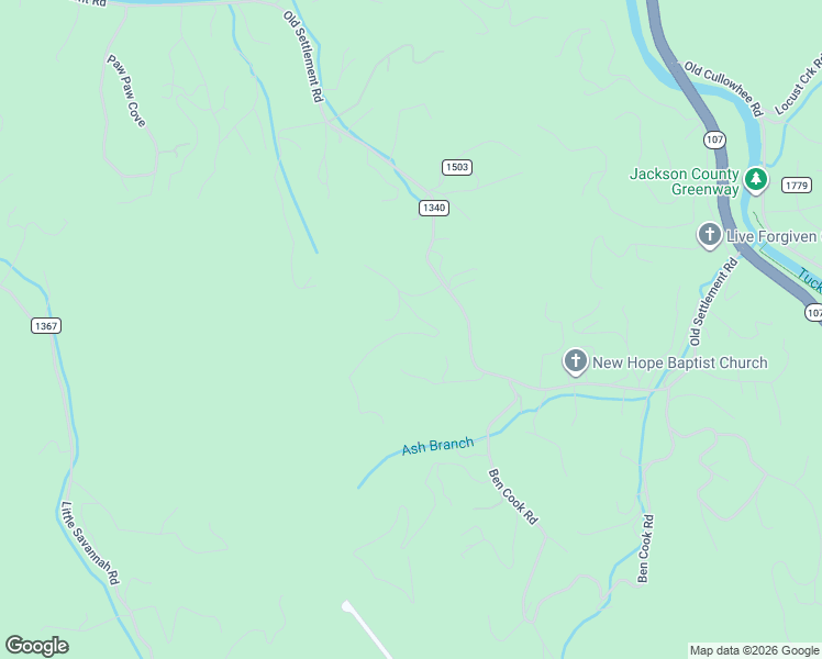 map of restaurants, bars, coffee shops, grocery stores, and more near 258 Berry Mountain Road in Sylva