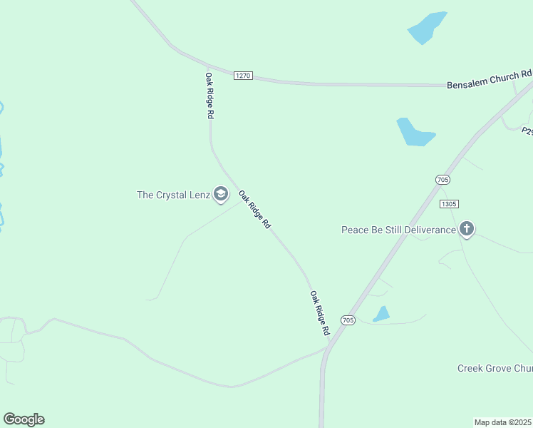 map of restaurants, bars, coffee shops, grocery stores, and more near 405 Oak Ridge Road in Eagle Springs
