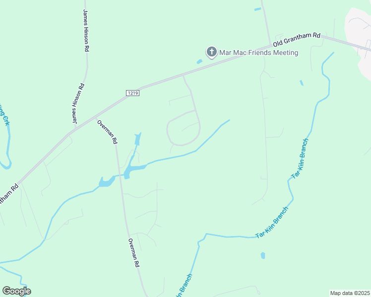 map of restaurants, bars, coffee shops, grocery stores, and more near 418 Twin Creeks Drive in Goldsboro