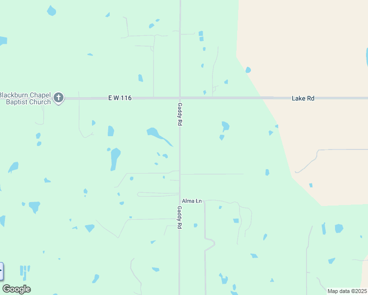 map of restaurants, bars, coffee shops, grocery stores, and more near 16205 Gaddy Road in Shawnee