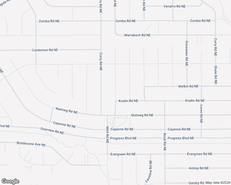 map of restaurants, bars, coffee shops, grocery stores, and more near Oasis Road Northeast in Rio Rancho