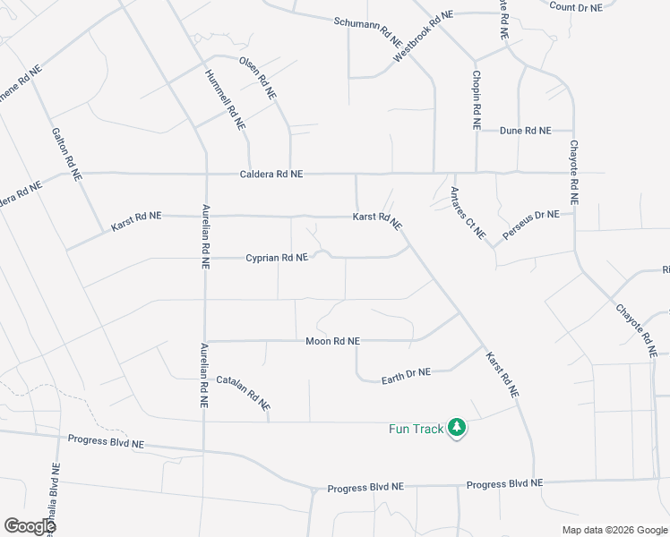 map of restaurants, bars, coffee shops, grocery stores, and more near Saturn Lane Northeast in Rio Rancho