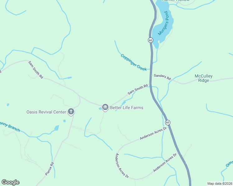 map of restaurants, bars, coffee shops, grocery stores, and more near 6873 Sam Smith Road in Birchwood