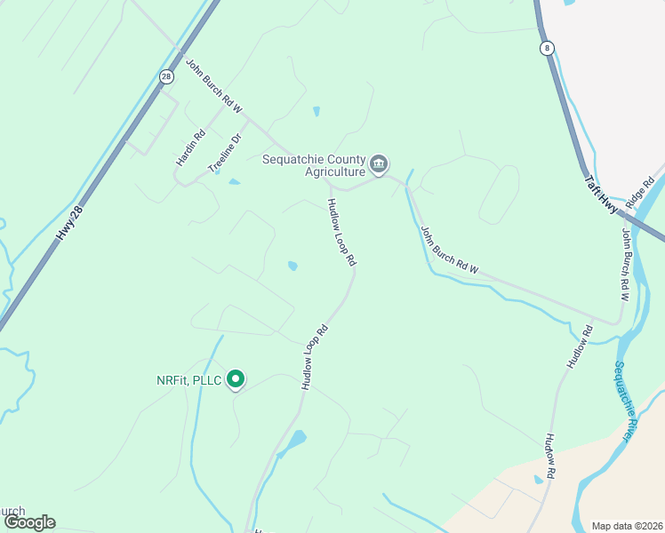 map of restaurants, bars, coffee shops, grocery stores, and more near 2703 Hudlow Loop Road in Dunlap