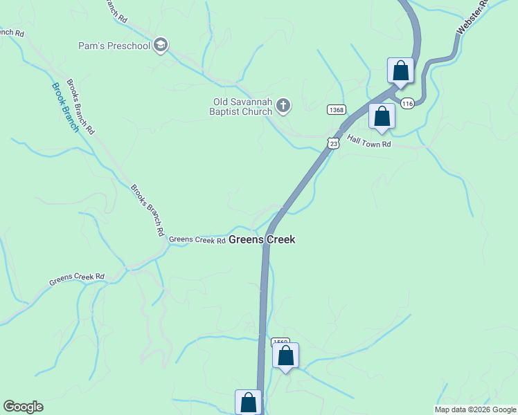 map of restaurants, bars, coffee shops, grocery stores, and more near 138 Old Mater Farm Road in Sylva