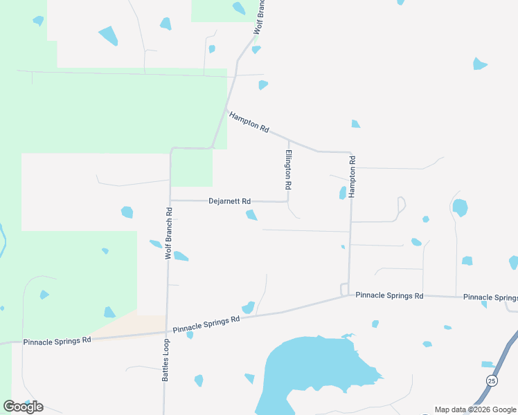 map of restaurants, bars, coffee shops, grocery stores, and more near 11 Dejarnett Road in Greenbrier