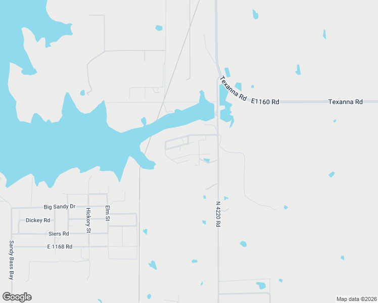 map of restaurants, bars, coffee shops, grocery stores, and more near 421866 East 1163 Road in Eufaula