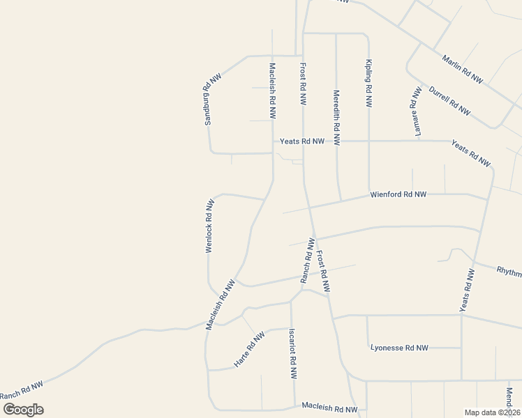 map of restaurants, bars, coffee shops, grocery stores, and more near Macleish Road Northwest in Rio Rancho