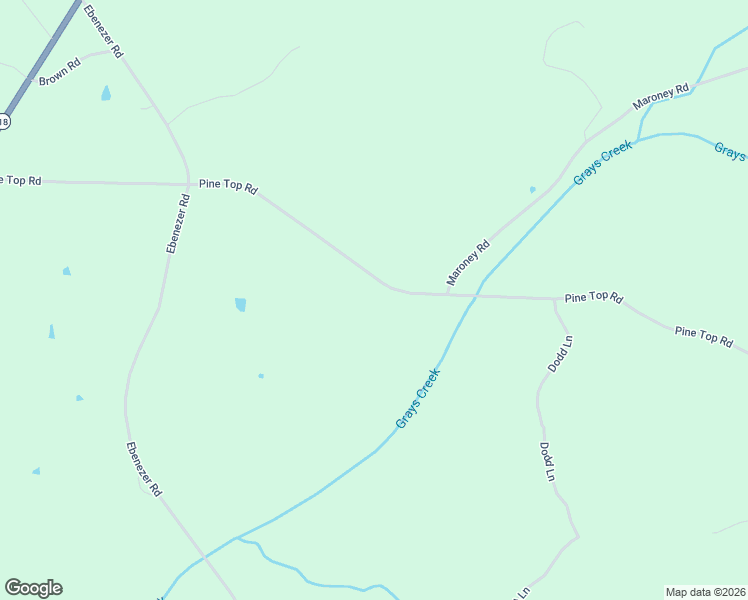 map of restaurants, bars, coffee shops, grocery stores, and more near 1090 Pine Top Road in Toone