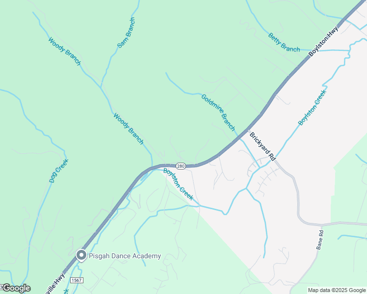 map of restaurants, bars, coffee shops, grocery stores, and more near 142 Blue Herron Cove Road in Mills River