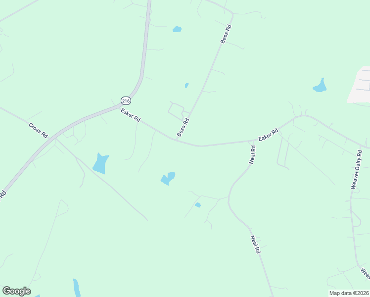 map of restaurants, bars, coffee shops, grocery stores, and more near 447 Eaker Road in Bessemer City