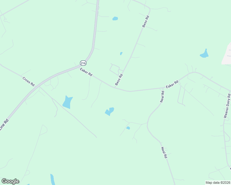 map of restaurants, bars, coffee shops, grocery stores, and more near 615 Eaker Road in Bessemer City