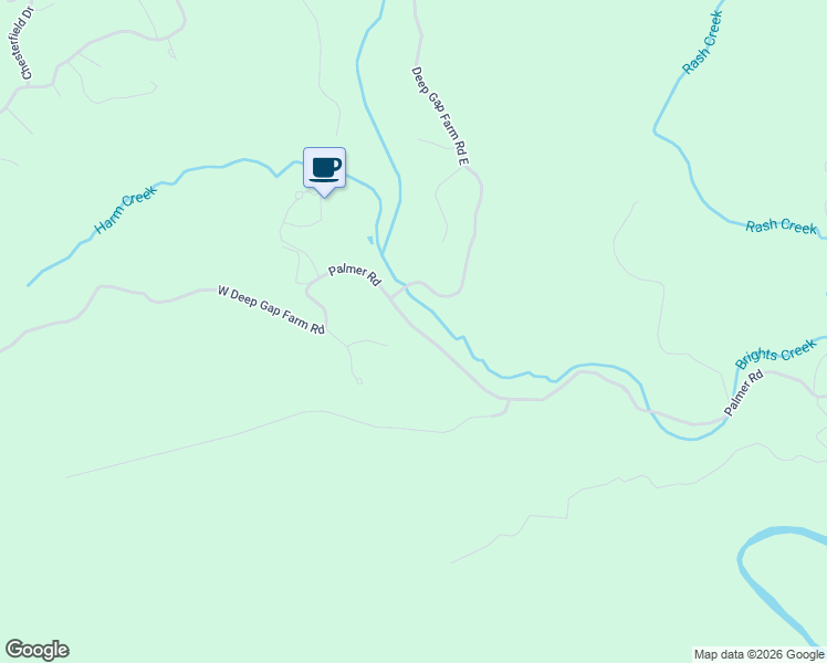 map of restaurants, bars, coffee shops, grocery stores, and more near 2159 Palmer Road in Mill Spring