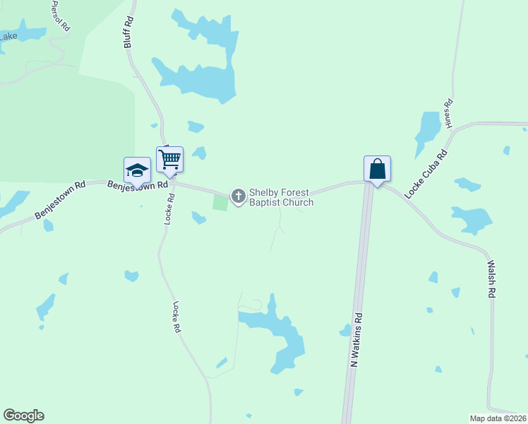 map of restaurants, bars, coffee shops, grocery stores, and more near 1273 Locke Cuba Road in Millington