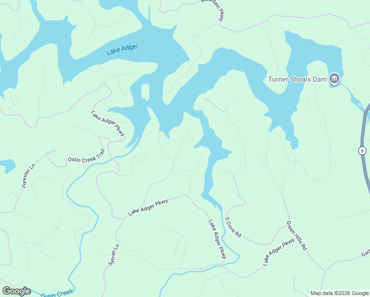 map of restaurants, bars, coffee shops, grocery stores, and more near 434 South Pointe Road in Mill Spring