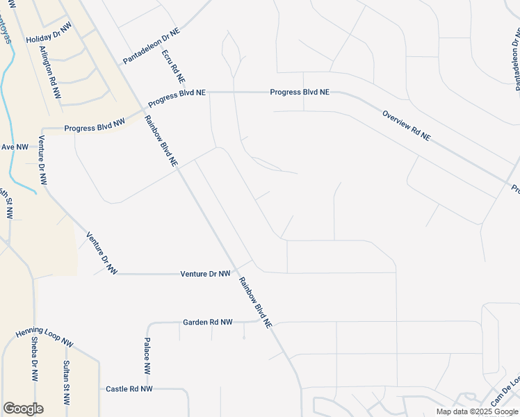 map of restaurants, bars, coffee shops, grocery stores, and more near Azure Drive Northeast in Rio Rancho
