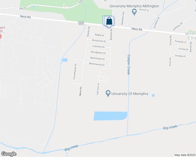 map of restaurants, bars, coffee shops, grocery stores, and more near 7509 High Seas Drive in Millington