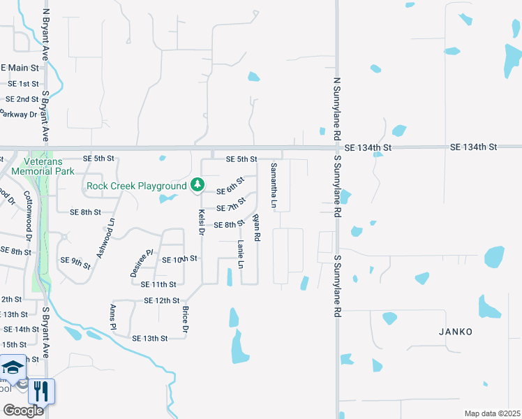 map of restaurants, bars, coffee shops, grocery stores, and more near 816 Ryan Road in Moore