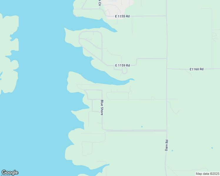 map of restaurants, bars, coffee shops, grocery stores, and more near 429999 East 1162 Road in Porum