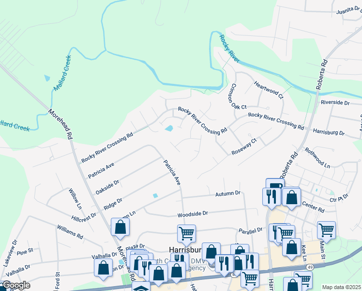 map of restaurants, bars, coffee shops, grocery stores, and more near 4769 The Arbors Drive in Harrisburg