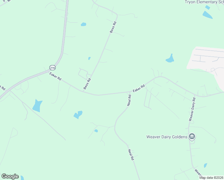 map of restaurants, bars, coffee shops, grocery stores, and more near 437 Eaker Road in Bessemer City